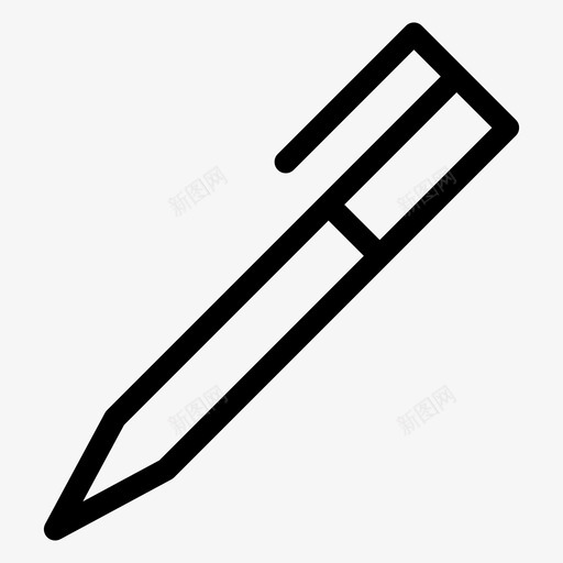 笔写作编辑图标svg_新图网 https://ixintu.com 写作 功能 文具 笔 编辑