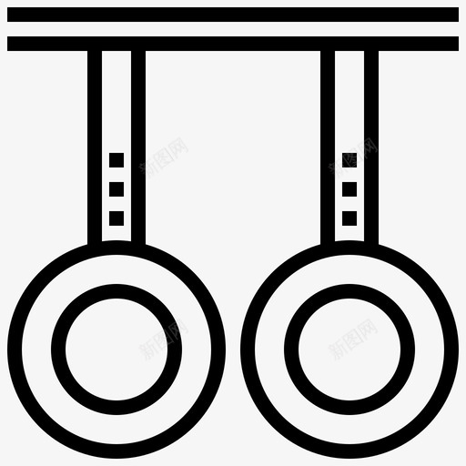 体操体操环运动图标svg_新图网 https://ixintu.com 体操 体操环 运动