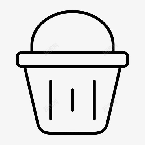 篮子集市野餐图标svg_新图网 https://ixintu.com 商店 篮子 购物 野餐 集市