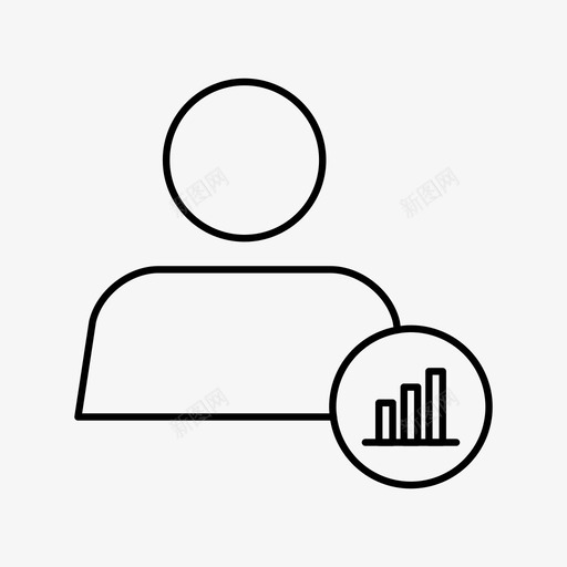 分析用户帐户配置文件图标svg_新图网 https://ixintu.com 分析用户 帐户 统计 配置文件