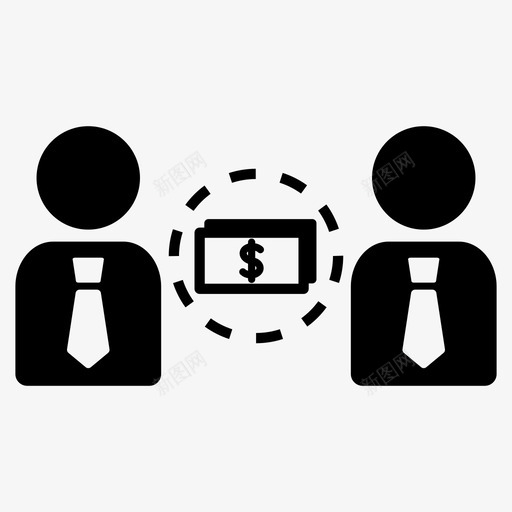 金钱交易商业交易合伙图标svg_新图网 https://ixintu.com 合伙 商业交易 支付 金钱交易