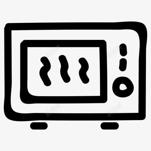 设备器具烹饪图标svg_新图网 https://ixintu.com 器具 微波炉 炉灶 烤箱 烹饪 电子产品手绘图标 设备