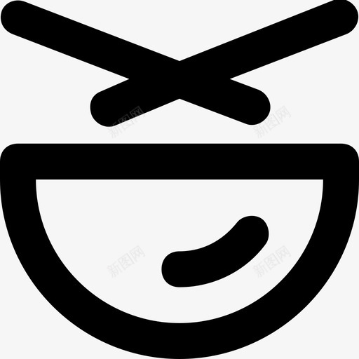 面条食物意大利面图标svg_新图网 https://ixintu.com 意大利面 粉丝 面条 食品和饮料平滑线图标 食物