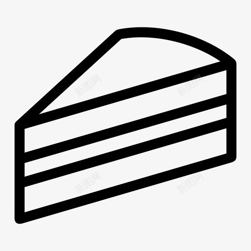 蛋糕蛋糕片巧克力蛋糕图标svg_新图网 https://ixintu.com 奶油蛋糕 巧克力蛋糕 甜点 蛋糕 蛋糕片