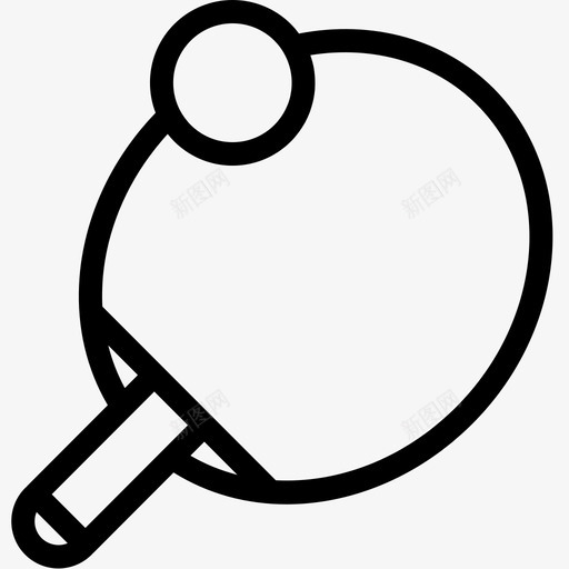 乒乓球球运动图标svg_新图网 https://ixintu.com 乒乓球 球 运动 运动路线