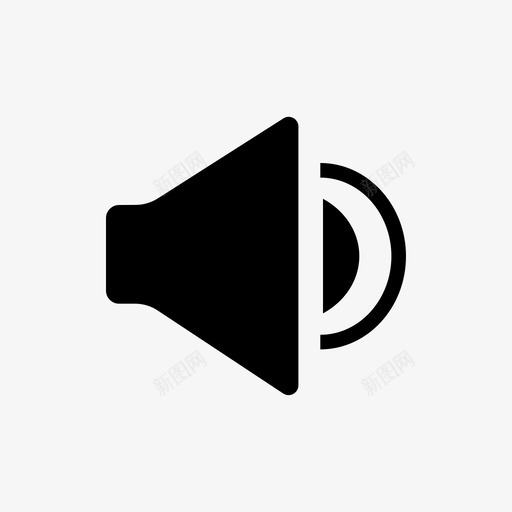 音量音频音乐图标svg_新图网 https://ixintu.com 图表 声音 扬声器 音乐 音量 音量增大 音频