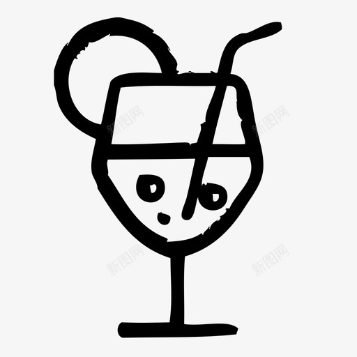鸡尾酒酒吧城市地点图标svg_新图网 https://ixintu.com 地图 地点 城市 旅游 草图2 鸡尾酒酒吧