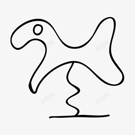 蹦蹦跳跳的马游乐场图标svg_新图网 https://ixintu.com 游乐场 蹦蹦跳跳的马