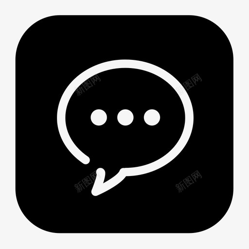 我的消息svg_新图网 https://ixintu.com 我的消息