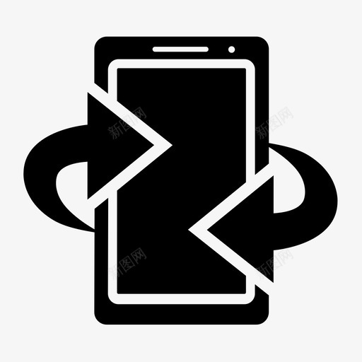 切换手机图标svg_新图网 https://ixintu.com 切换手机图标