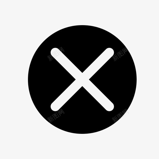 搜索的打叉svg_新图网 https://ixintu.com 搜索的打叉