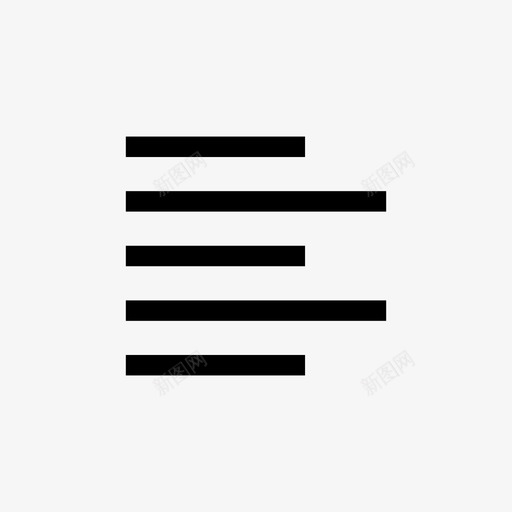 左对齐文本编辑文本格式图标svg_新图网 https://ixintu.com 左对齐 文本左 文本格式 文本编辑 文本编辑器
