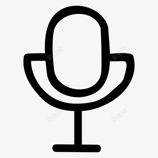 麦克风压缩机录音图标svg_新图网 https://ixintu.com 压缩机 声音 多媒体手绘 录音 语音 麦克风
