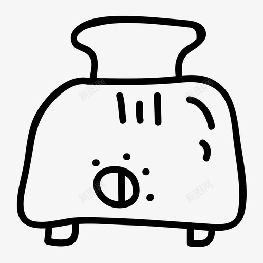 采购产品烤面包机电器电子图标svg_新图网 https://ixintu.com 切片烤面包机 电器 电子 采购产品烤面包机 食品和饮料