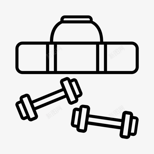 普拉提活跃锻炼图标svg_新图网 https://ixintu.com 健身 普拉提 活跃 瑜伽 运动 锻炼