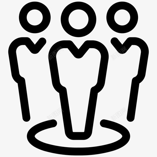 团体商业团体小团体图标svg_新图网 https://ixintu.com 业务线第10卷 商业团体 团体 小团体