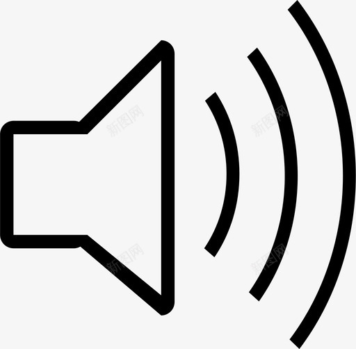 音量键svg_新图网 https://ixintu.com 音量键