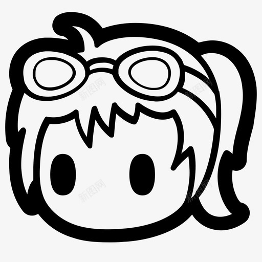 站娘(未选中)svg_新图网 https://ixintu.com 站娘(未选中) 站娘