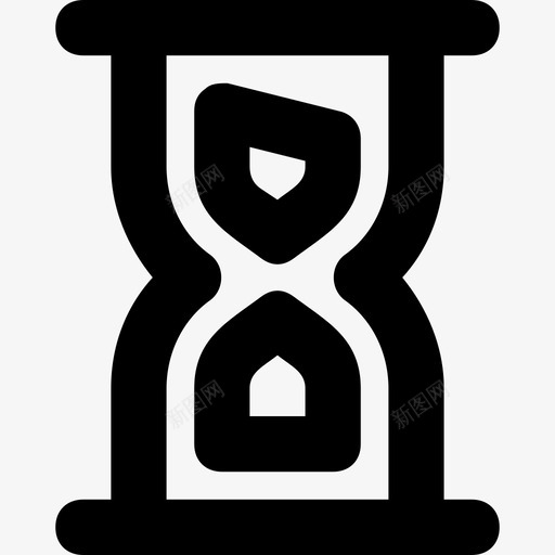 沙漏鸡蛋计时器加工图标svg_新图网 https://ixintu.com 加工 沙漏 沙计时器 电子平滑线图标 鸡蛋计时器