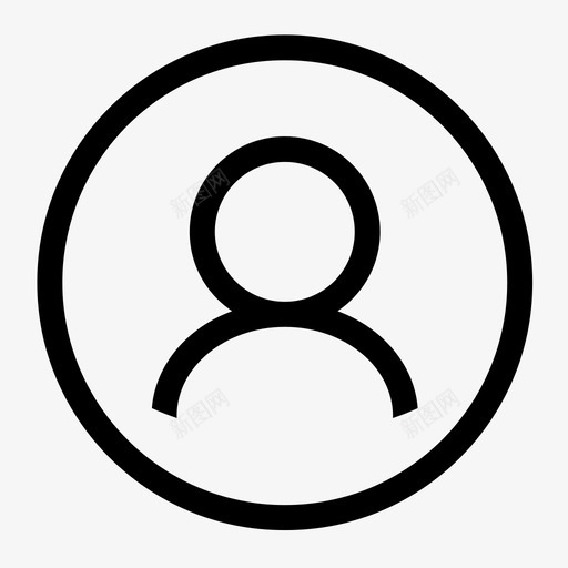 个人信息管理svg_新图网 https://ixintu.com 个人信息管理 个人账户图标