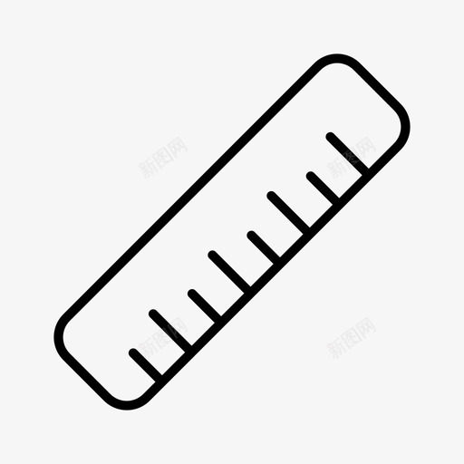 标尺刻度图标svg_新图网 https://ixintu.com 刻度 标尺