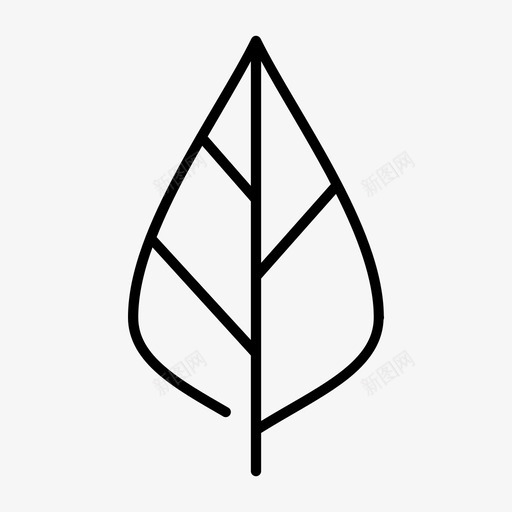 树叶树木头图标svg_新图网 https://ixintu.com 房屋 木头 树 树叶