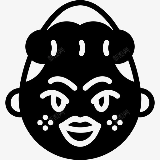 吻女孩表情脸嘴唇图标svg_新图网 https://ixintu.com 吻女孩表情 嘴唇 脸 表情坚实
