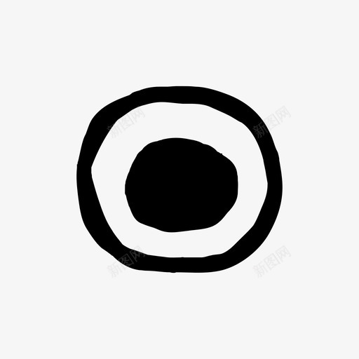 radiobox标记手绘线框图标svg_新图网 https://ixintu.com radiobox标记 手绘 手绘材料设计图标 线框