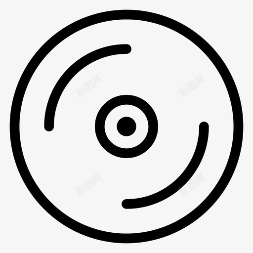 光盘音频dvd图标svg_新图网 https://ixintu.com dvd 光盘 多媒体 媒体 音乐 音乐音频和视频线路图标 音频