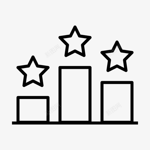 比赛冠军位置图标svg_新图网 https://ixintu.com 3d打印结束 位置 冠军 排名 比赛 赢家