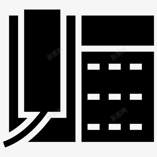 联系人来电列表图标svg_新图网 https://ixintu.com 列表 多媒体字形图标 来电 电话 联系人