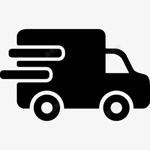 送货车在商场里满满的图标svg_新图网 https://ixintu.com 在商场里 满满的 送货车