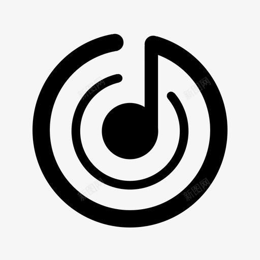 主搜_听歌识曲svg_新图网 https://ixintu.com 主搜_听歌识曲