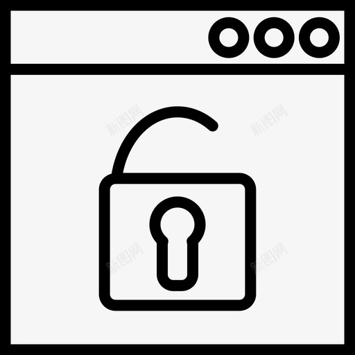 挂锁解锁中断不安全图标svg_新图网 https://ixintu.com 不安全 中断 安全 挂锁解锁 窗口接口设置