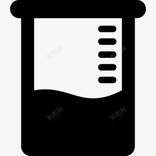 烧杯水壶实验图标svg_新图网 https://ixintu.com 实验 水壶 测量 烧杯 烧瓶 科学和技术字形图标集