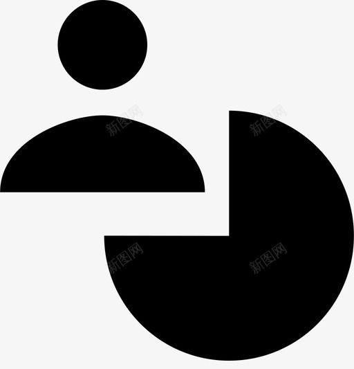 仪表板图表饼图图标svg_新图网 https://ixintu.com 仪表板 图表 用户 饼图