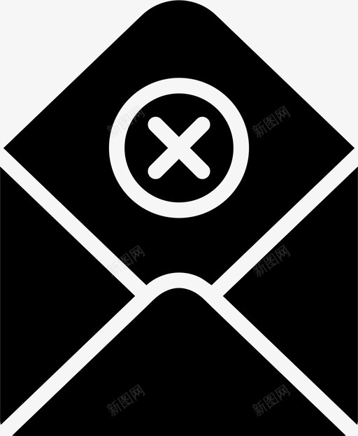 邮件失败信封信件图标svg_新图网 https://ixintu.com smashicons邮件实心 信件 信封 邮件 邮件失败