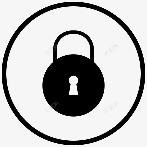 安全锁定教育收集集11图标svg_新图网 https://ixintu.com 安全 教育收集集11 锁定