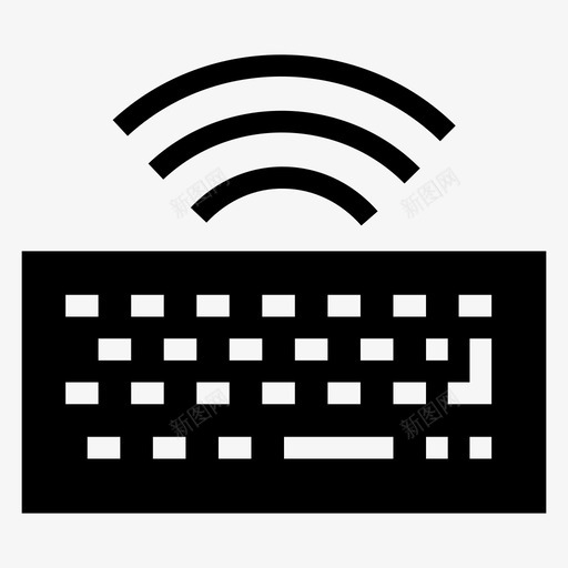 采购产品无线键盘无线键盘配件图标svg_新图网 https://ixintu.com 多媒体 打字 无线键盘 硬件 计算机硬件符号 配件 采购产品无线键盘