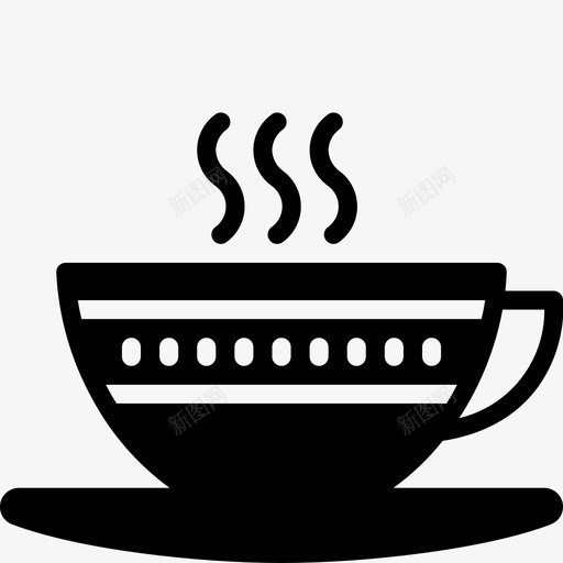 茶杯厨房马克杯图标svg_新图网 https://ixintu.com 厨房 厨房物品 茶杯 茶碟 马克杯