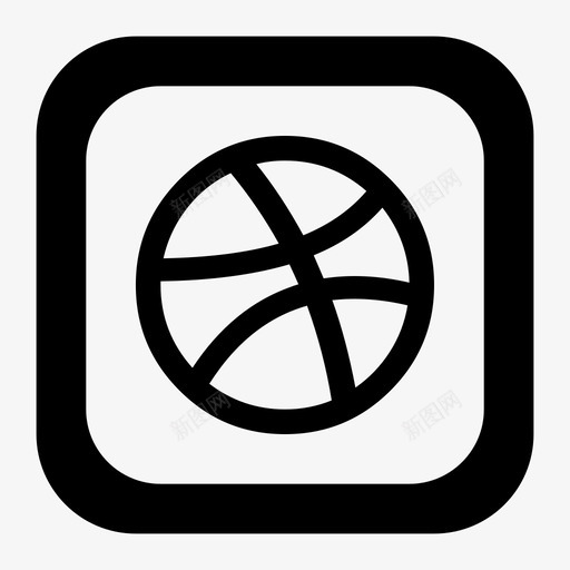 dribblesvg_新图网 https://ixintu.com dribble