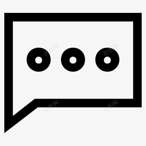 信息聊天语音泡泡图标svg_新图网 https://ixintu.com 信息 医学和实验室图标 聊天 语音泡泡 谈话