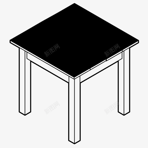 桌子晚餐吃图标svg_新图网 https://ixintu.com 午餐 吃 家具 晚餐 桌子 餐厅