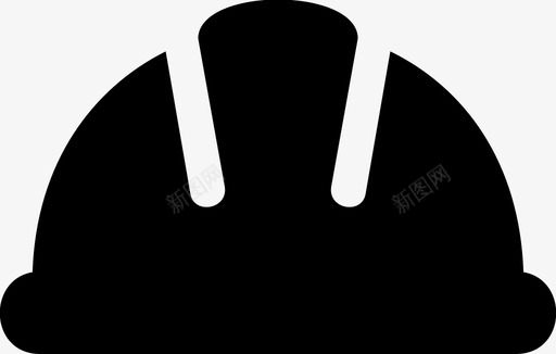 安全帽头工人图标svg_新图网 https://ixintu.com 头 安全帽 工人