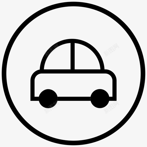 汽车四轮车出租汽车图标svg_新图网 https://ixintu.com 出租汽车 出租车 四轮车 文件附件s18 汽车 车辆 运输