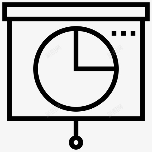 饼图板图图标svg_新图网 https://ixintu.com 启动 图 当前 板 饼图