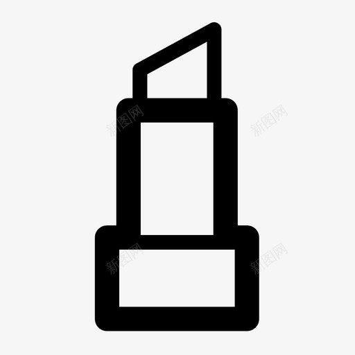 口红svg_新图网 https://ixintu.com 口红 lipstick