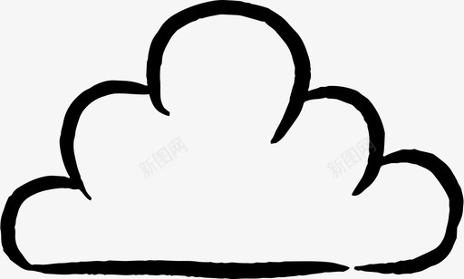 云大数据云技术图标svg_新图网 https://ixintu.com 主机 云 云技术 信息技术手绘 大数据 天气