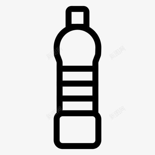 瓶香槟玻璃图标svg_新图网 https://ixintu.com 液体 牛奶 玻璃 瓶 葡萄酒 酒店餐厅线图标 香槟
