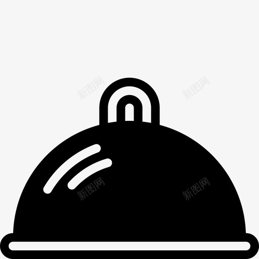 盘子食物厨房图标svg_新图网 https://ixintu.com 厨房 厨房物品 盘子 食物
